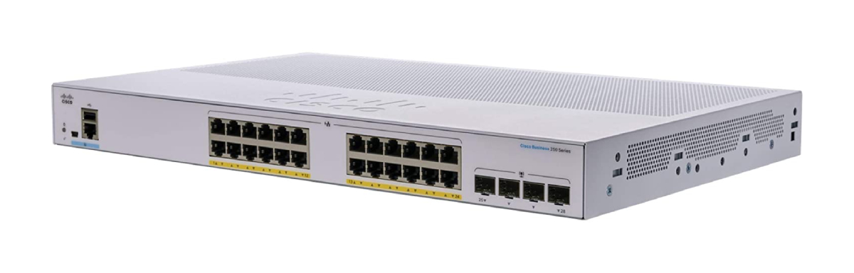 Cisco CBS250-24FP-4G-EU Network Switch Managed L2/L3 Gigabit Ethernet (10/100/1000) Silver